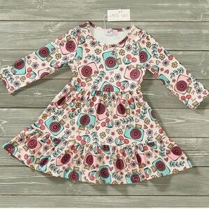 Pete and‎ Lucy Boutique Fall Long Sleeve Everbloom Dress Size 5